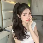 Зажим для волос с длинными локонами, большие волны, натуральный цвет цветущей груши, 48 см YOSEE - фото 9