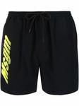 Плавки-шорты с логотипом MSGM, черный - фото