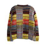Свитер The Elder Statesman Patchwork Scrap Crew, Multicolor - фото 2