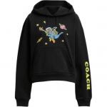 COACH Космическая FW24 толстовка Women's Black - фото 3
