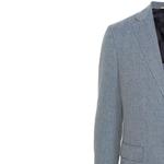 HUGO BOSS Блейзер с шевронным узором, Pink Blue - фото 8