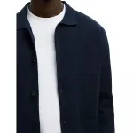 Кардиган Selected Mike Relaxed Fit, синий - фото 4