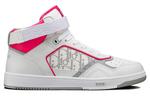 Кроссовки Dior B27 High Neon, белый / розовый - фото 2