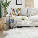 Подушка Mina Victory Sofia с цветочным садом и вышивкой, мультиколор - фото 3