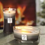 Свеча WoodWick Warm Woods Trilogy Ellipse - фото