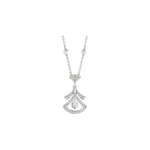 Колье мечты див из белого золота с бриллиантами Bulgari - фото