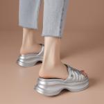 Шлепанцы женские Boerdiqi, серебряный - фото 14