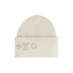 Женская шапка Louis Vuitton, белый - фото