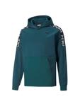 Пуловер Puma Fit Fleece Hoodie Pullover, зеленый - фото