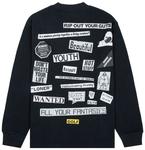Лонгслив GOLF WANG Collage Long-Sleeve Thermal 'Black', черный - фото 2