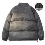 BRUMAIRE Пуховик Unisex, Dark Gray Patchwork PU Style - фото 13