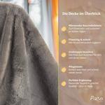 Мягкое одеяло Paco Home Soft, антрацит - 150 х 200 см - фото 5