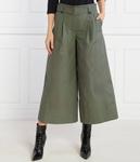 Брюки Flare fit Weekend Max Mara, хаки - фото 3