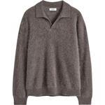 Кашемировый свитер мужской Moore Gray COS, серый - фото