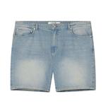 Джинмовые бермуды LACOSTE, синий - фото