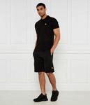 Шорты мужские Kenzo длинные с цветком, черный - фото 2