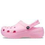 Тапочки classic platform clog 'flamingo' Crocs, розовый - фото