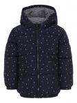 Petit Bateau пуховик с принтом, синий - фото