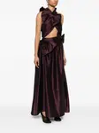 Платье макси с бантом Viktor & Rolf, фиолетовый - фото 3