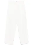 Брюки строгого кроя TOTEME, белый - фото
