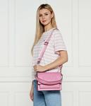 Сумка женская Tous Audree Brenda с тисненым логотипом бренда, розовый - фото 2