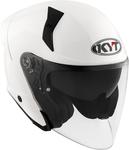 Шлем KYT ttr-jet plain jet, White - фото 3