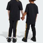 Детские трикотажные спортивные штаны Adidas, черный - фото 6