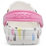 Сабо Crocs Classic Heart Print, белый - фото 6
