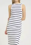 Платье-Рубашка drew sl reversible noos Gestuz, White With Black Stripe - фото 4