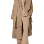 Max Mara брюки с вышитым карманом и широкими штанинами MaxMara, Light Umber - фото 5