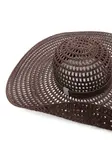 Плетеная шляпа Peserico, коричневый - фото 2