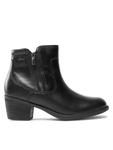 Ботильоны на блочном каблуке Clarks, черный - фото