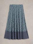 Джада Джерси макси-юбка White Stuff, Navy/Multi - фото 5