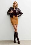 Юбка New Look Mini skirt, Camel - фото 4