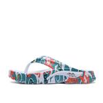 Унисекс шлепанцы Paco races, бежево-зеленые - фото 6