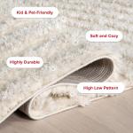 nuLOOM Gloria Abstract Shag ковер, 244 x 244 см, beige - фото 4