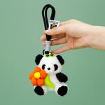 Плюшевый кулон пара панд, высота 12см LALABABY - фото 7