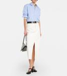 Джинсовая юбка миди midaxi Frame, нейтральный - фото 2