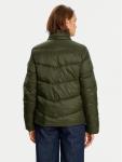 Пуховик стандартного кроя Kaffe, зеленый - фото 4