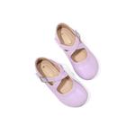 Низкие кожаные туфли ABC DOUKIDS для детей ABCdoukids, серебряный - фото 6