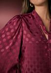 Блуза Next Button-down blouse, Wine/Red - фото 5