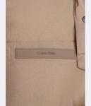 Куртка женская Calvin Klein длинная стеганая с капюшоном, бежевый - фото 4