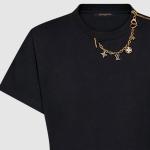 Платье с короткими рукавами женское черное Louis Vuitton - фото 4