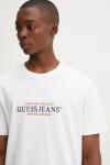 Хлопковая футболка Guess Jeans, белый - фото 4