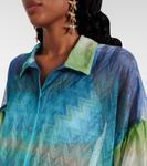 Рубашка Zig Zag Missoni, Blue and green gradient - фото 4