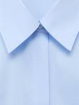 София Slim Fit Поплин Рубашка Mango, Pastel Blue - фото 7