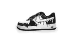 Кастомизированные кроссовки Nike Air Force 1 Skateboarding Shoes Men, белый/черный - фото