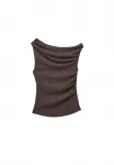 Блузка без рукавов Koton, Brown - фото 3