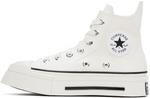 Белые кроссовки Chuck 70 De Luxe Squared Converse - фото 3