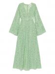 Кружевное платье макси MOOS STUDIO, зеленый - фото